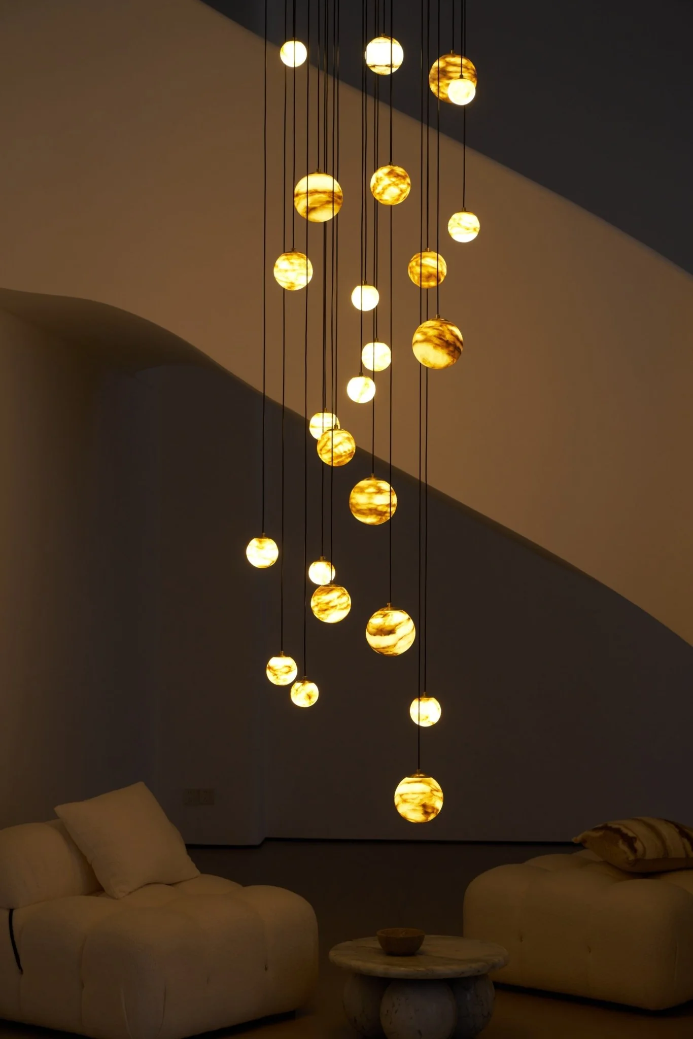 Sultana Alabaster Cluster Chandelier - Image 28