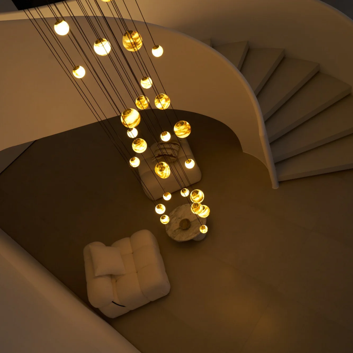Sultana Alabaster Cluster Chandelier - Image 31