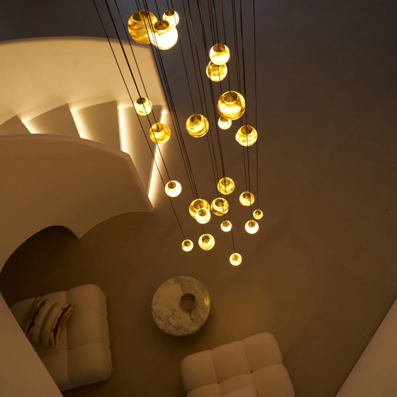 Sultana Alabaster Cluster Chandelier - Image 33
