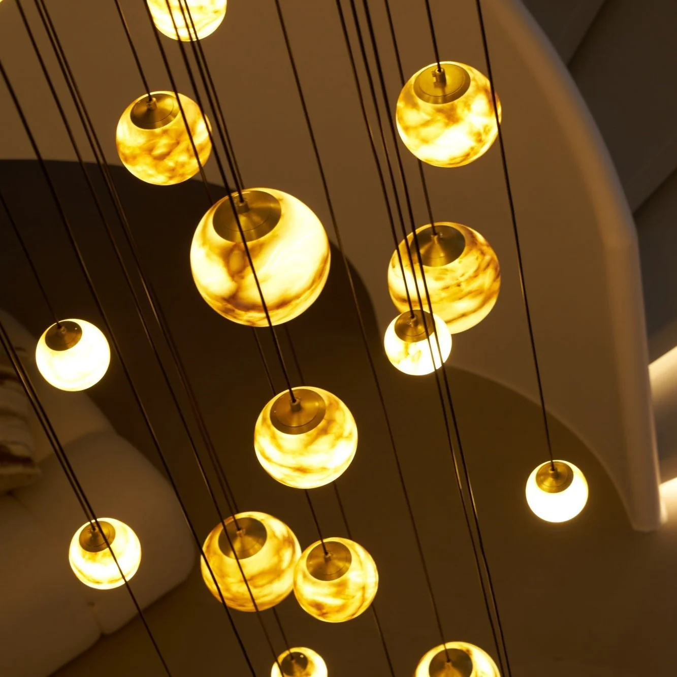 Sultana Alabaster Cluster Chandelier - Image 34