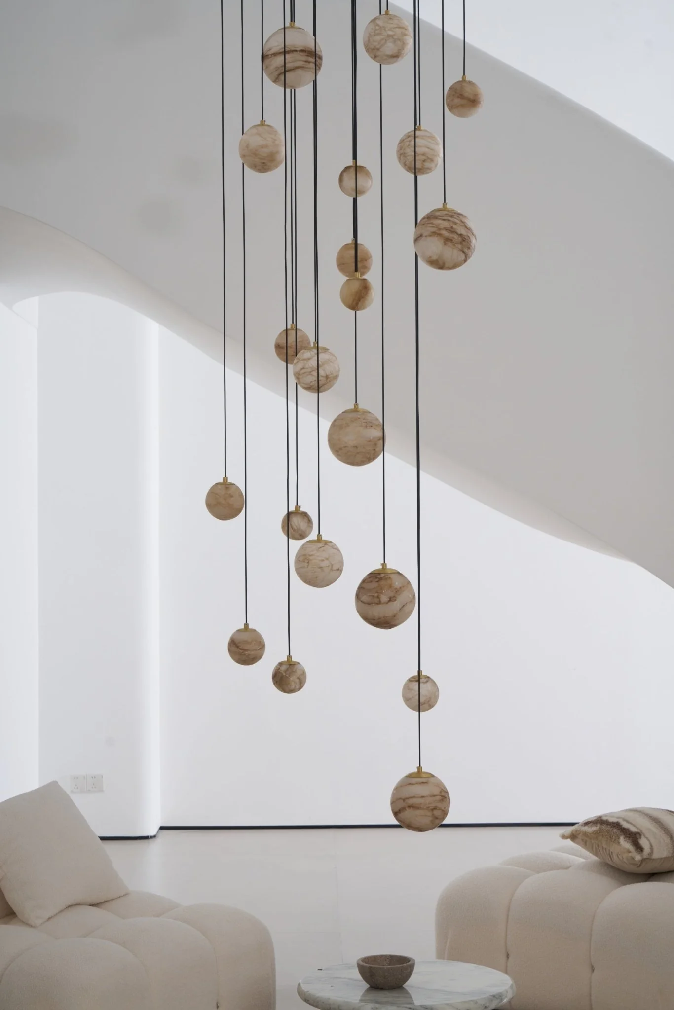Sultana Alabaster Cluster Chandelier - Image 38