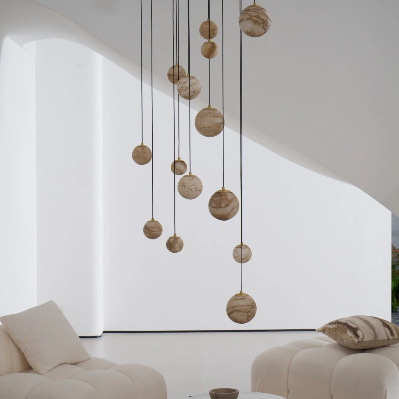 Sultana Alabaster Cluster Chandelier - Image 39