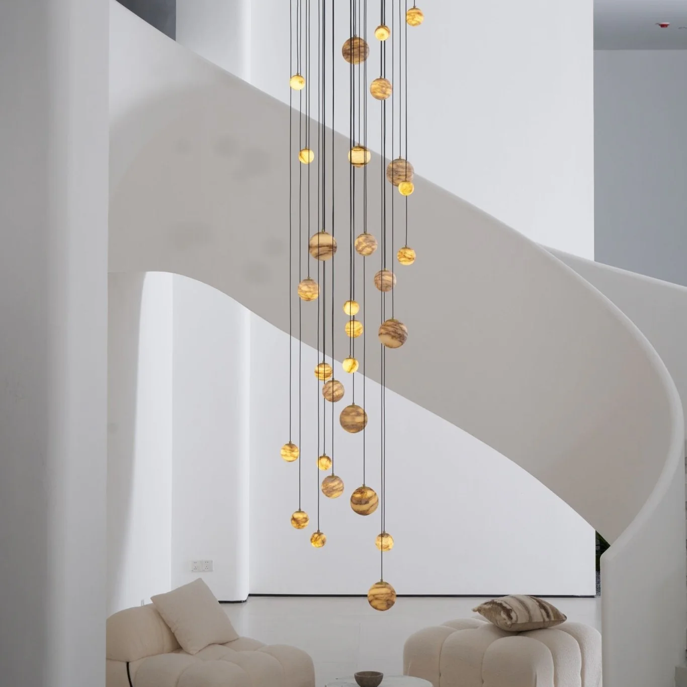Sultana Alabaster Cluster Chandelier - Image 42