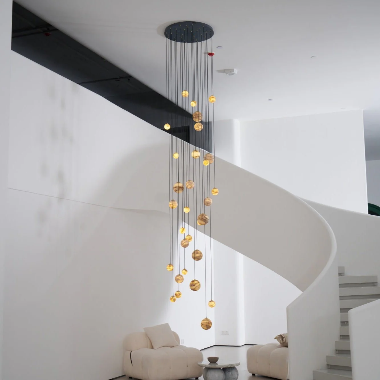 Sultana Alabaster Cluster Chandelier - Image 43