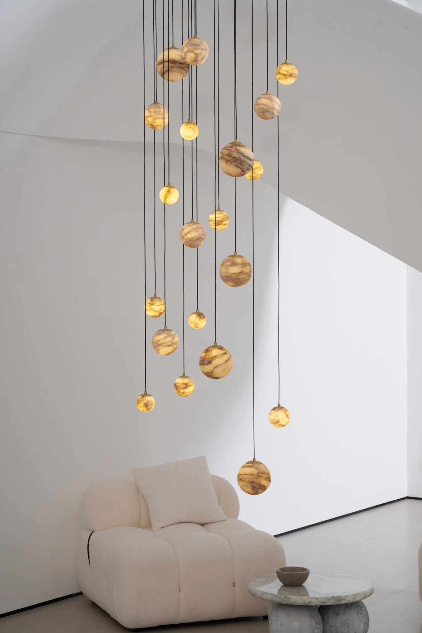 Sultana Alabaster Cluster Chandelier - Image 44