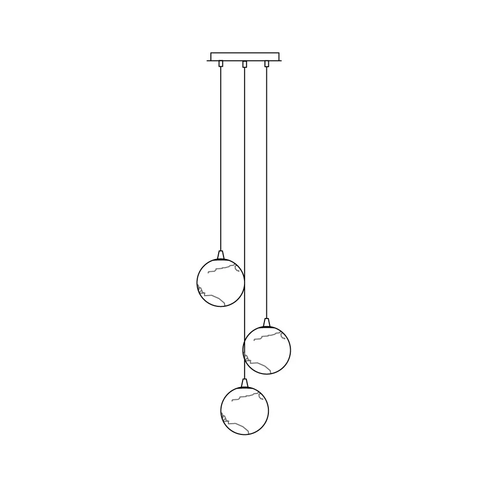 Sultana Alabaster Cluster Chandelier - Image 49