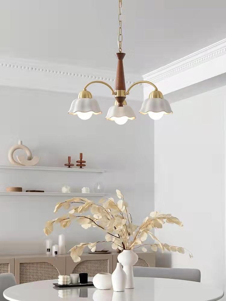 Swedish Modern Gold Chandelier - Image 18