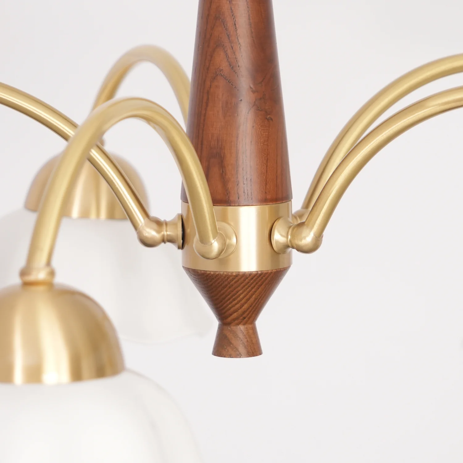 Swedish Modern Gold Chandelier - Image 37