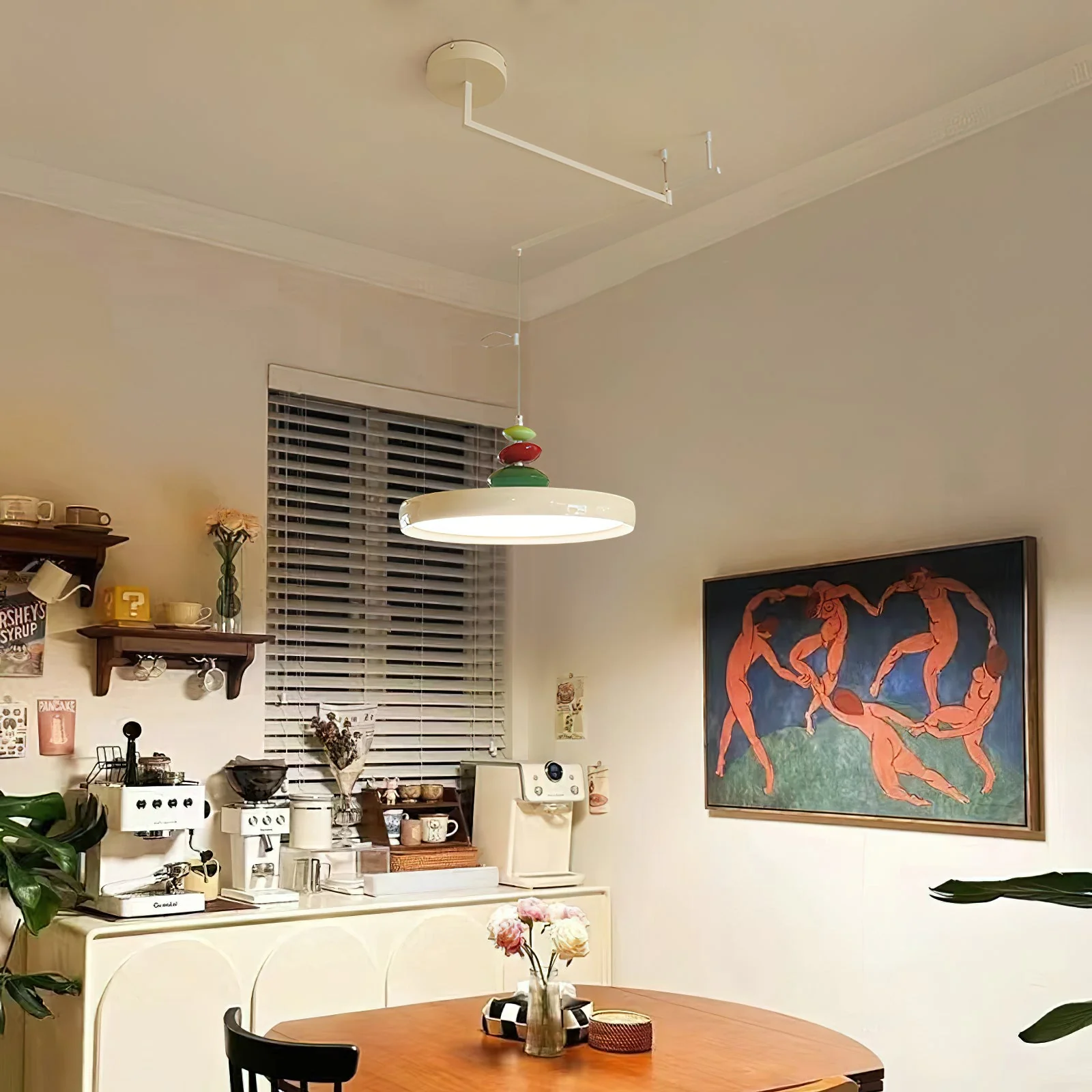 Swing Arm Stone Pendant Light - Image 13
