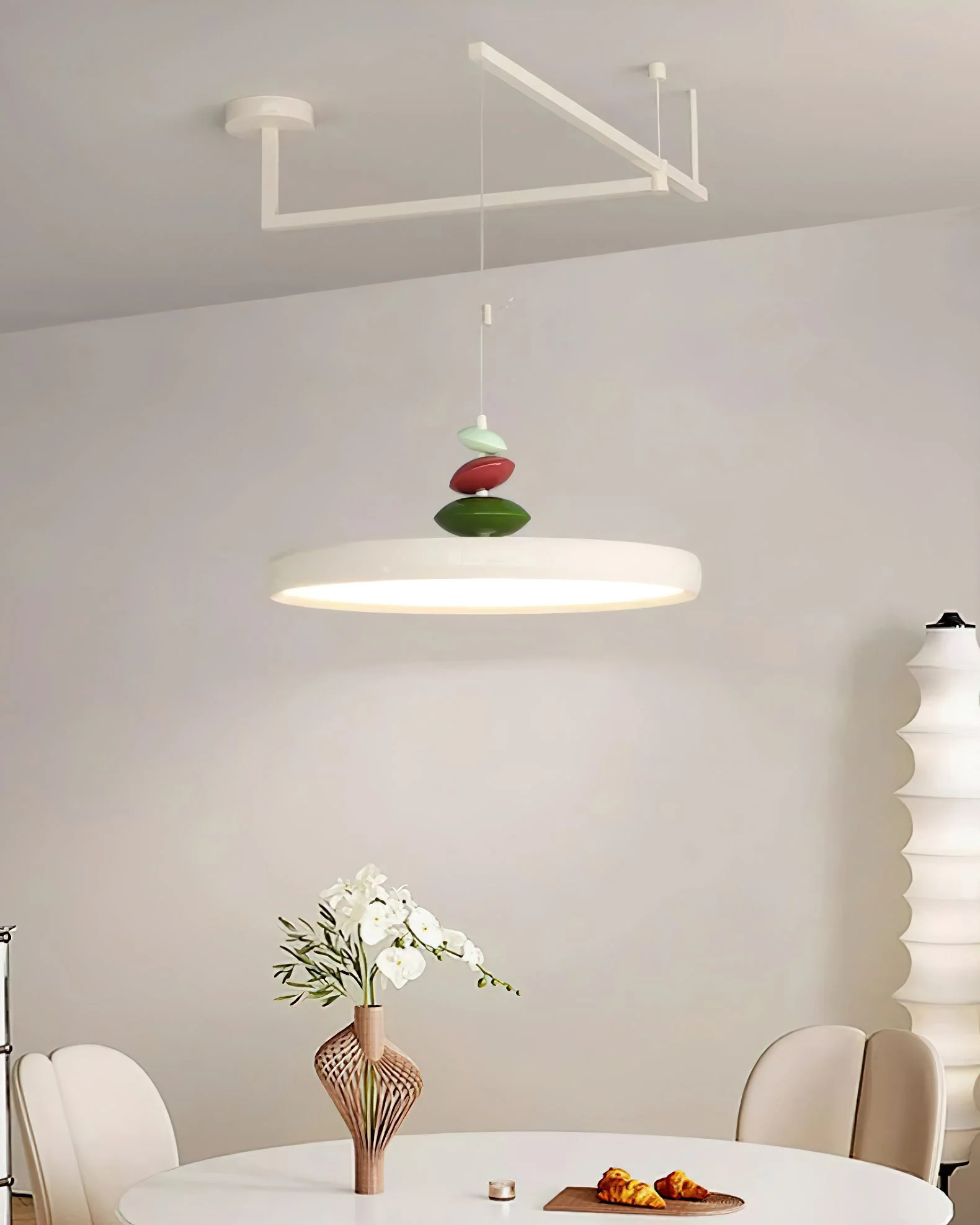 Swing Arm Stone Pendant Light - Image 14