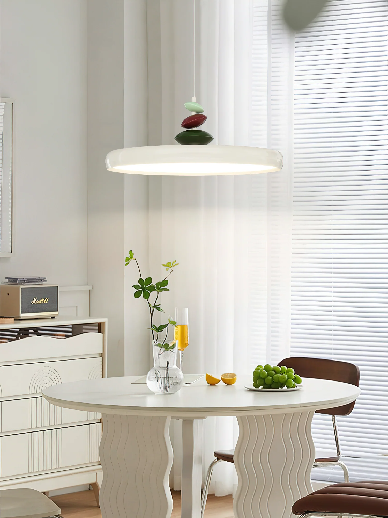Swing Arm Stone Pendant Light - Image 5