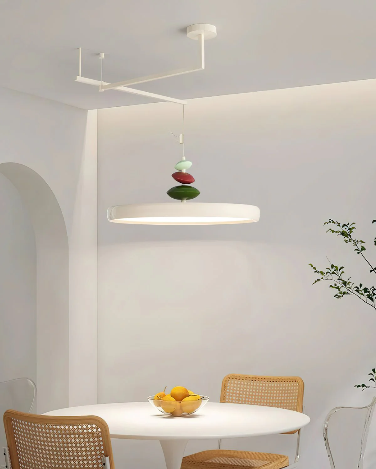Swing Arm Stone Pendant Light - Image 7