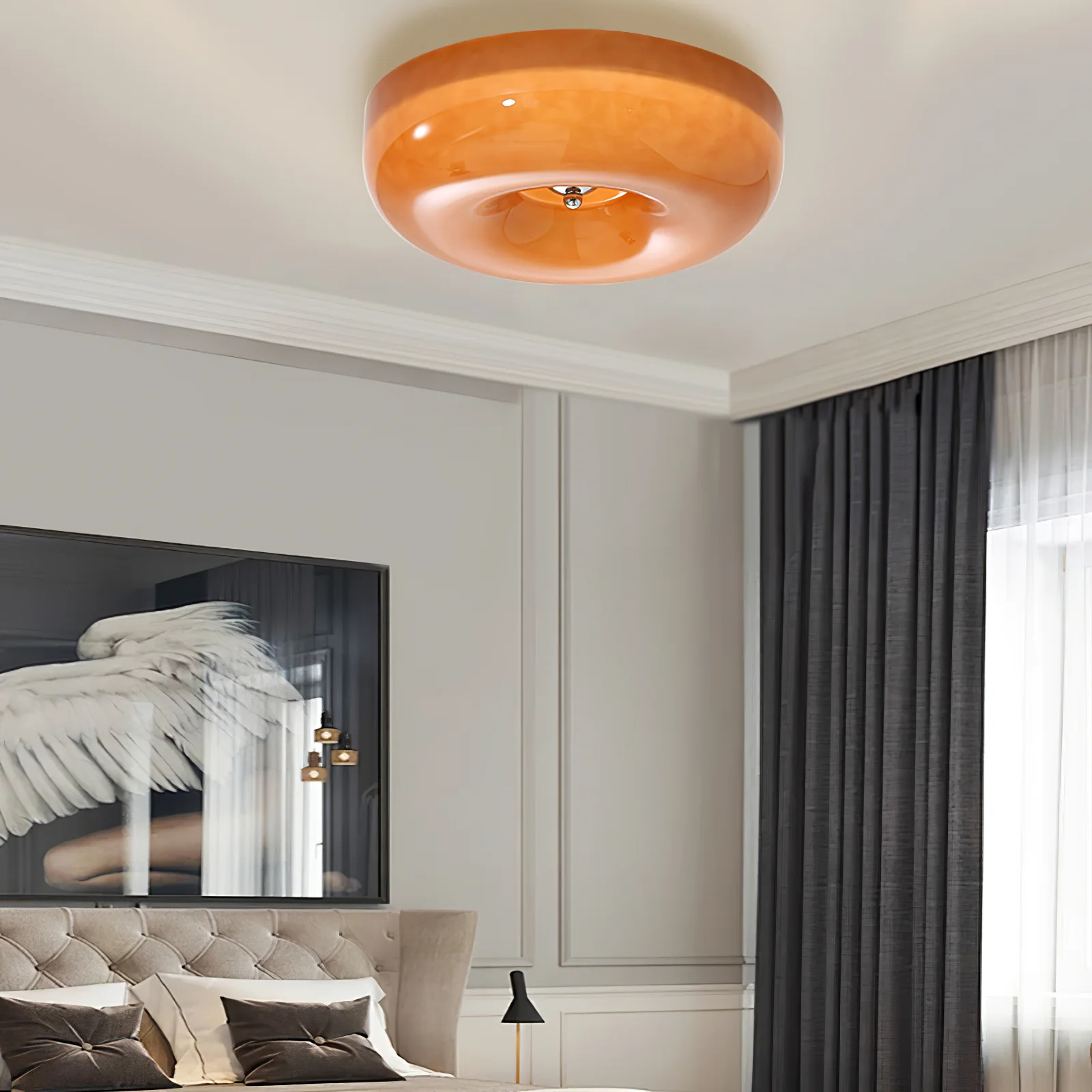 Swirl Glass Ceiling Lamp - Image 2