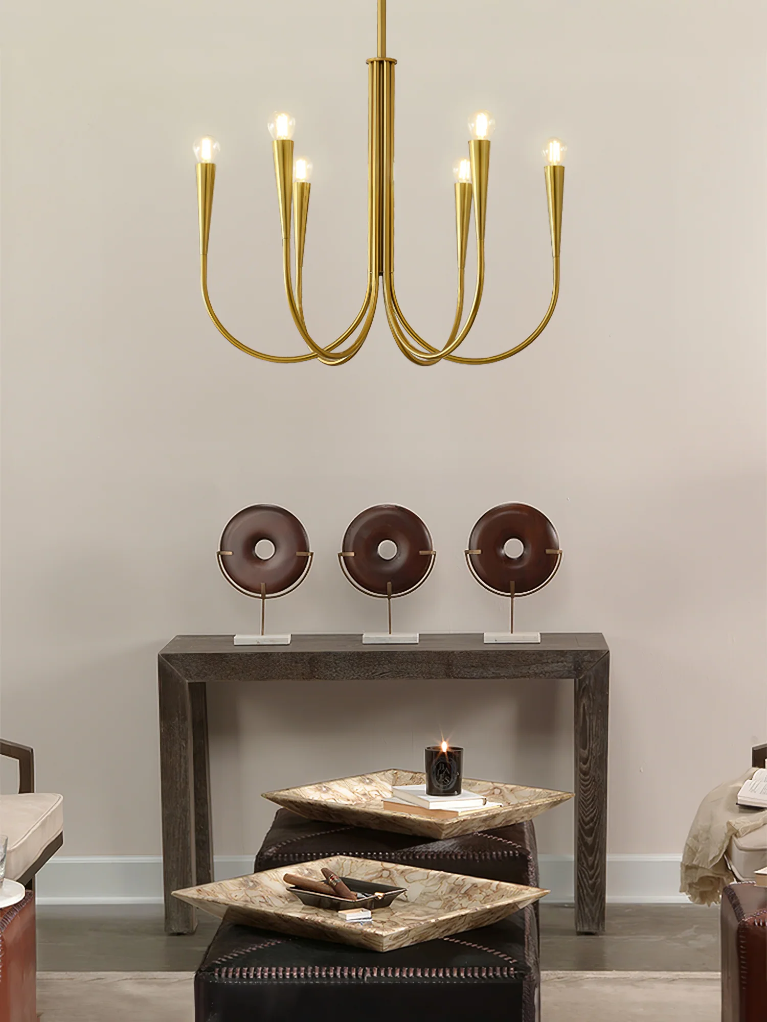 Swoop Arm Chandelier - Image 28