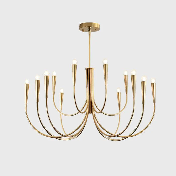 Swoop Arm Chandelier - Image 4