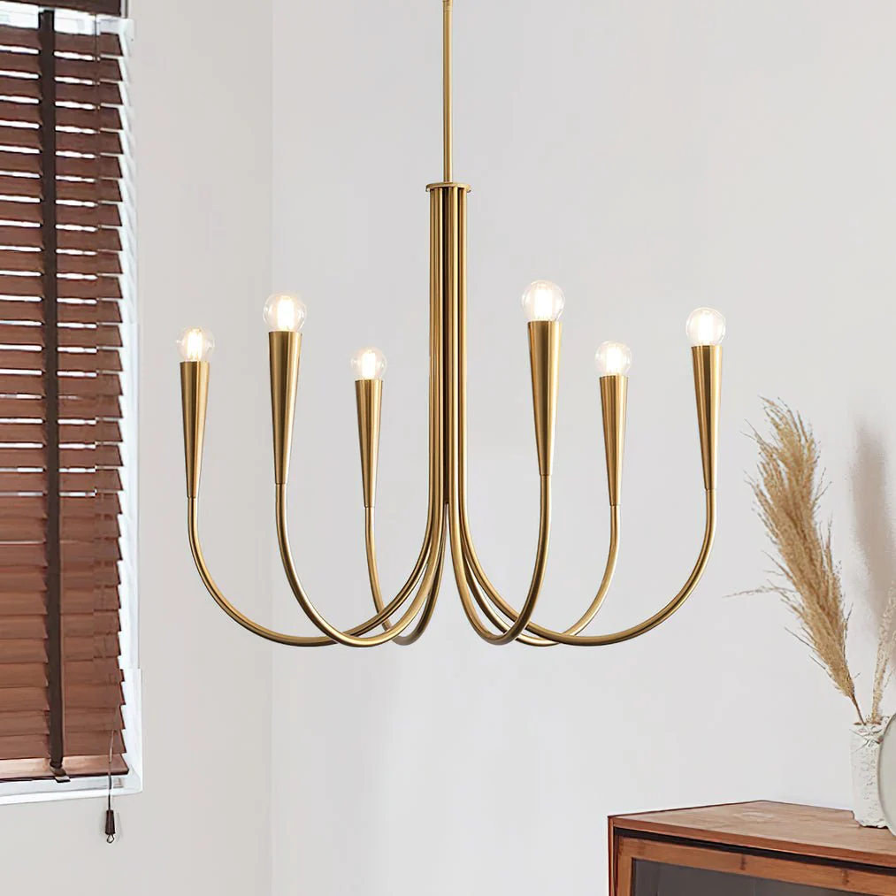 Swoop Arm Chandelier - Image 5