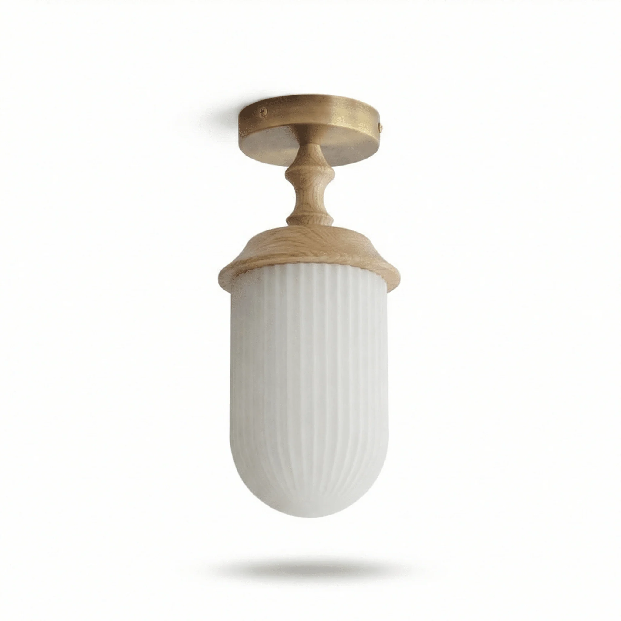 Sylvan Wood Rim Ceiling Lamp - Image 10