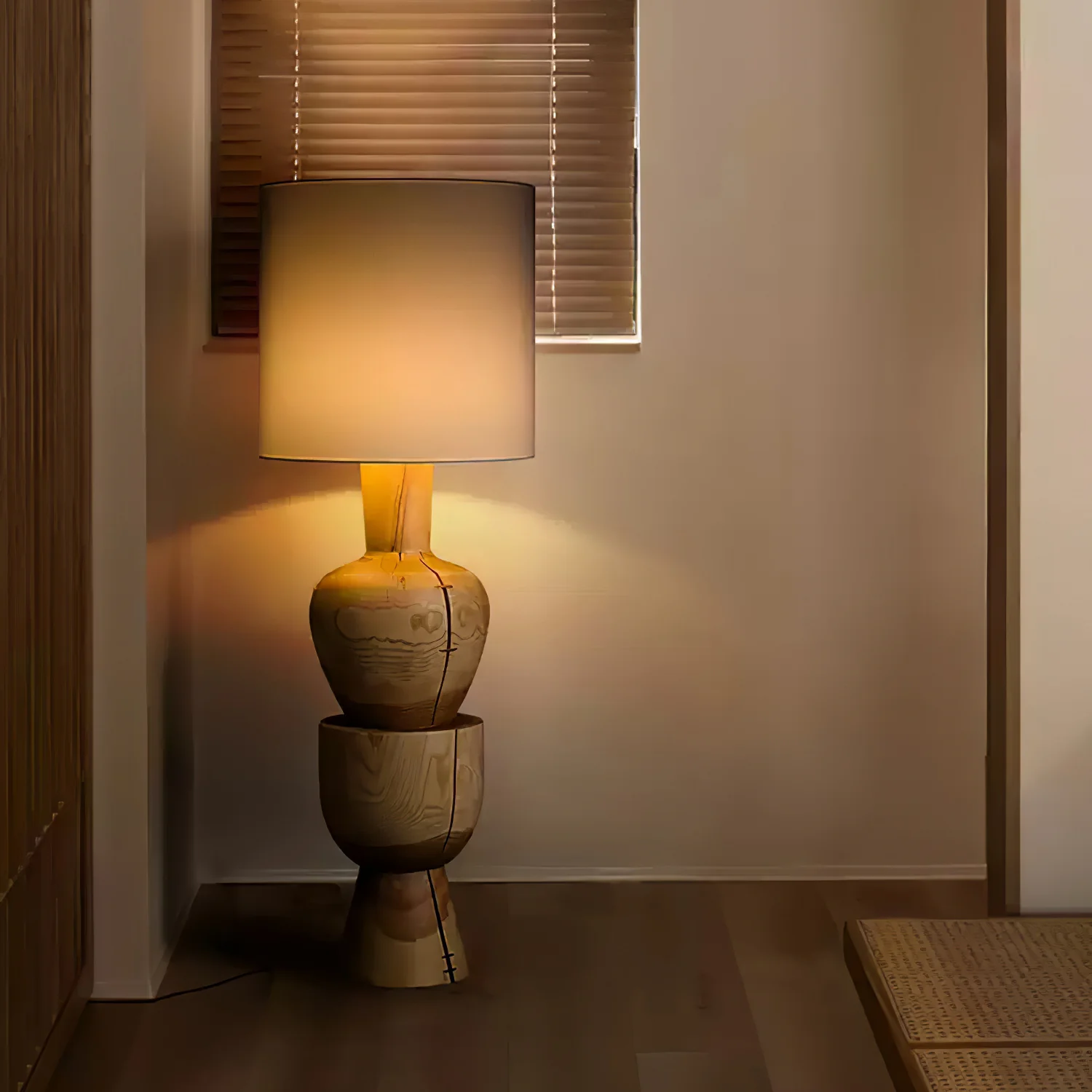 Sylvia Wood Floor Lamp - Image 3