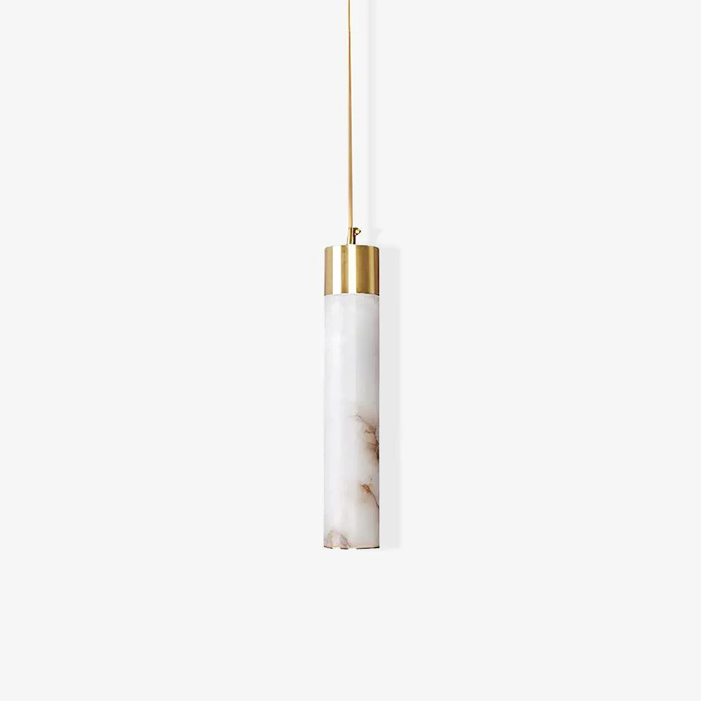Alabaster Tala Brass Pendant Lamp - Image 17