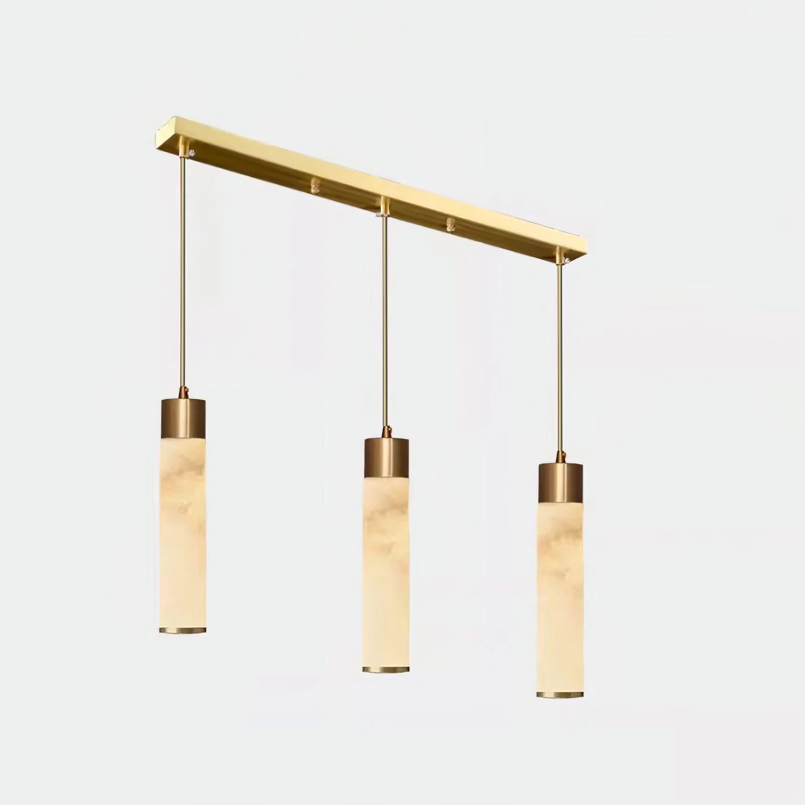 Alabaster Tala Brass Pendant Lamp - Image 19