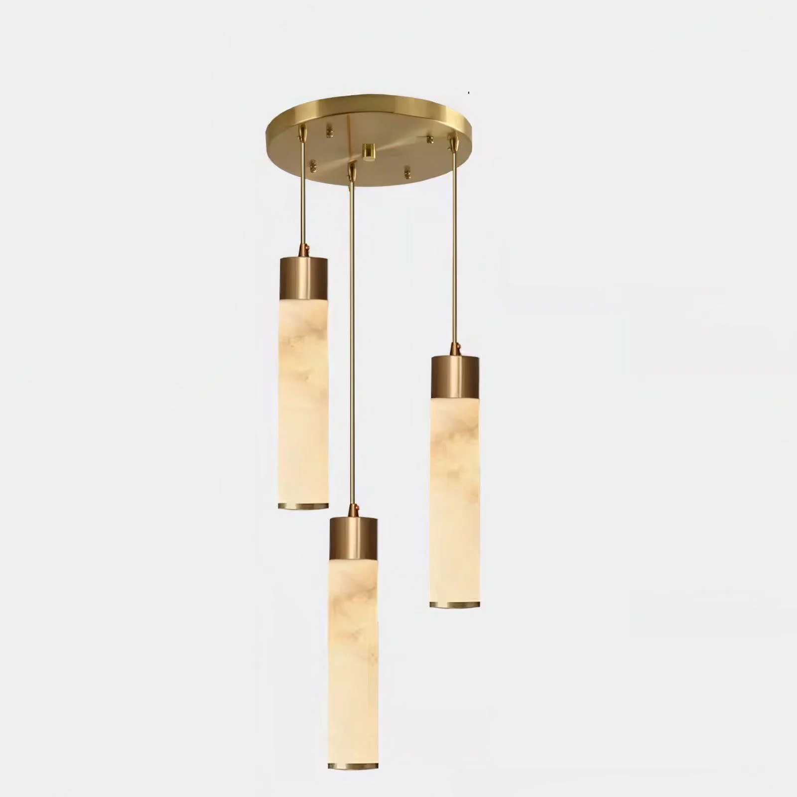 Alabaster Tala Brass Pendant Lamp - Image 21