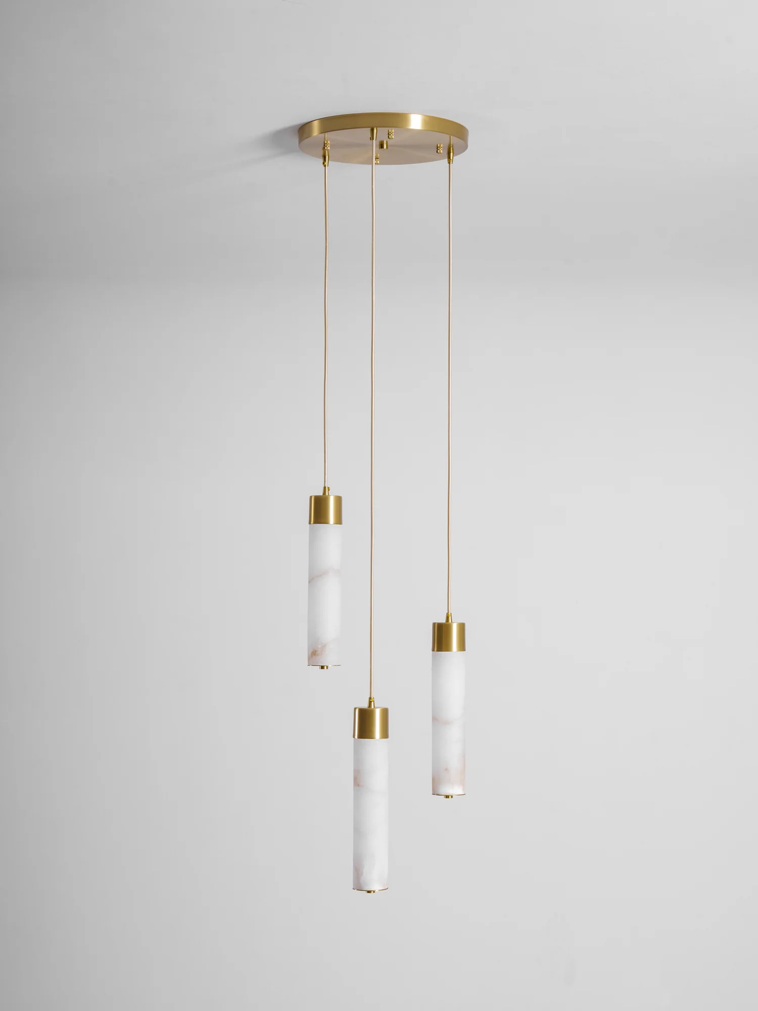 Alabaster Tala Brass Pendant Lamp - Image 31