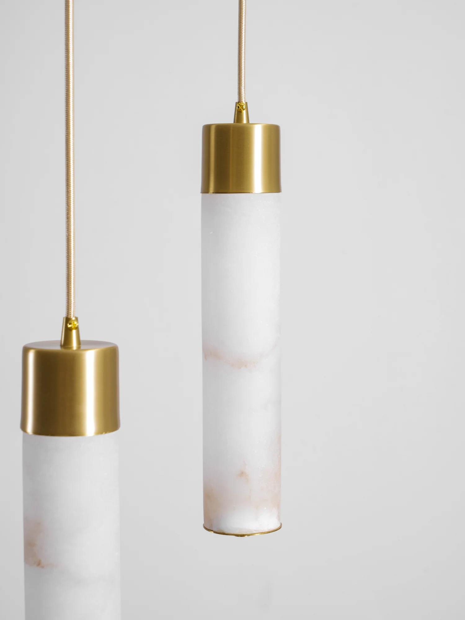 Alabaster Tala Brass Pendant Lamp - Image 36