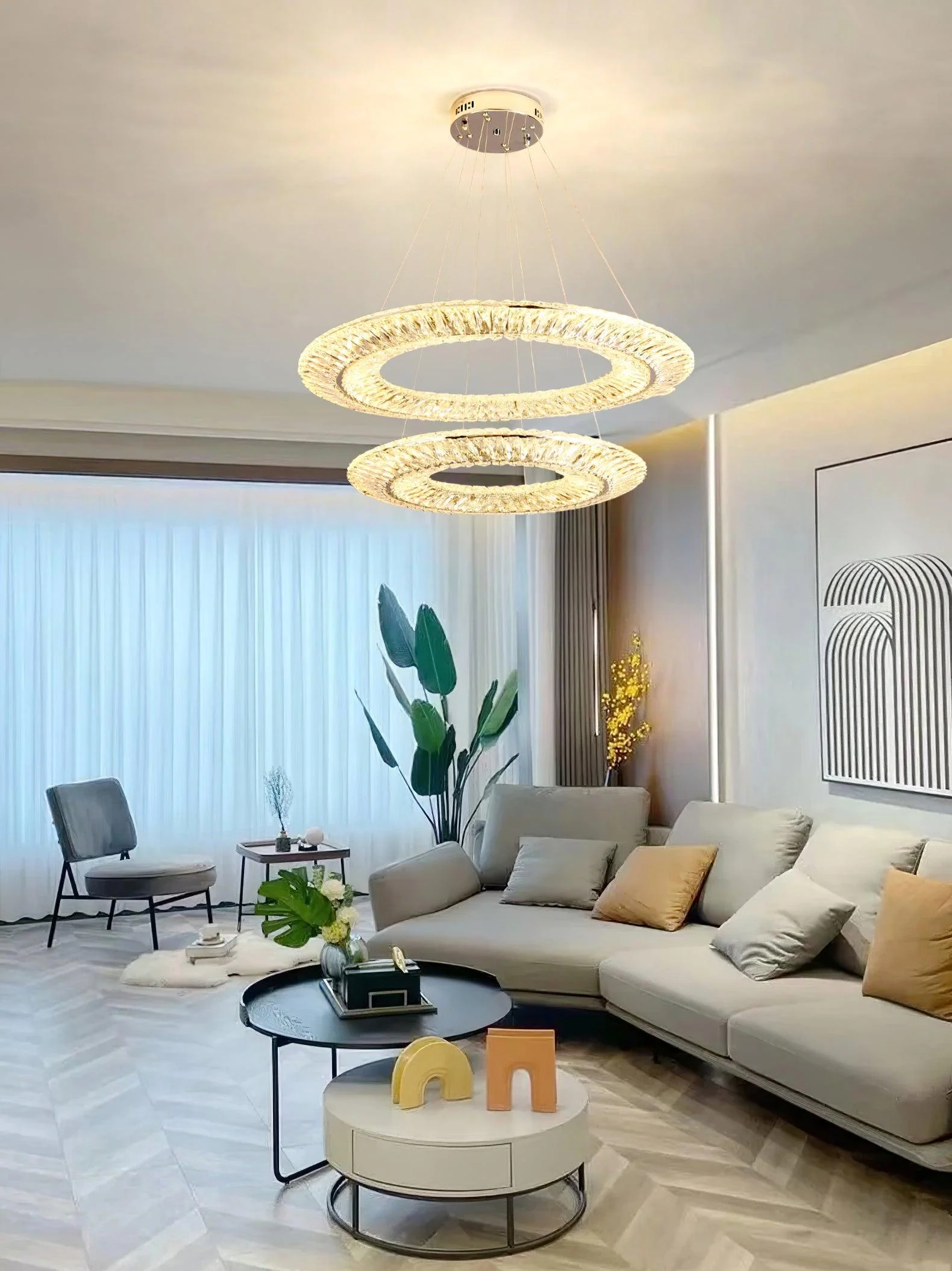 Tanager Geometric Chandelier - Image 12