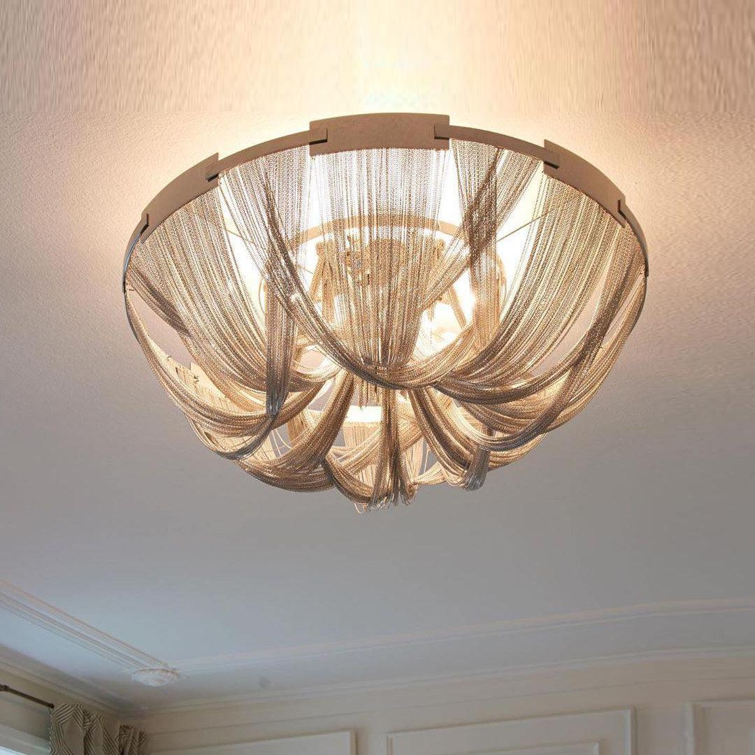 Tassel Aluminum Chain Ceiling Light - Image 12