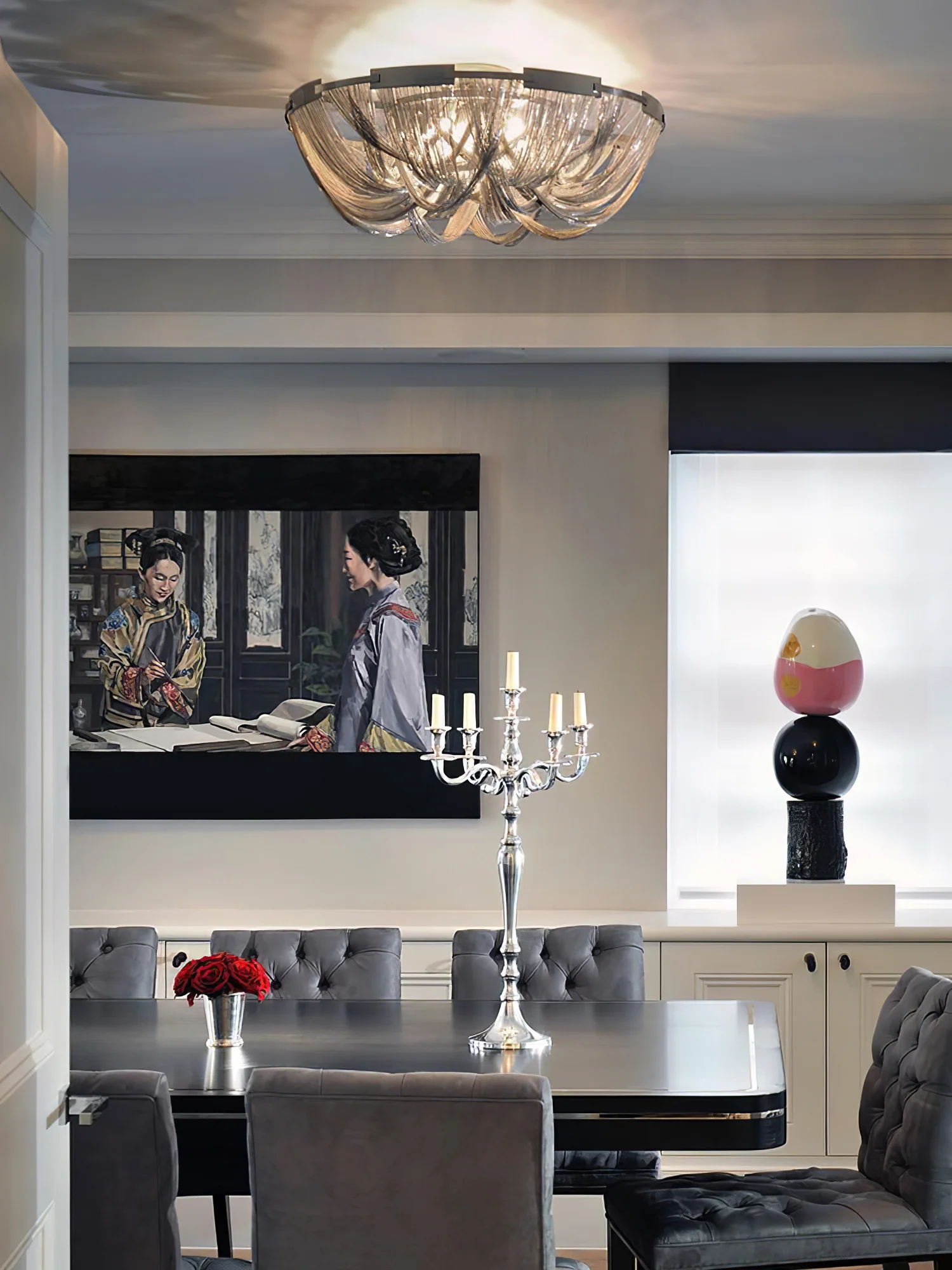 Tassel Aluminum Chain Ceiling Light - Image 36