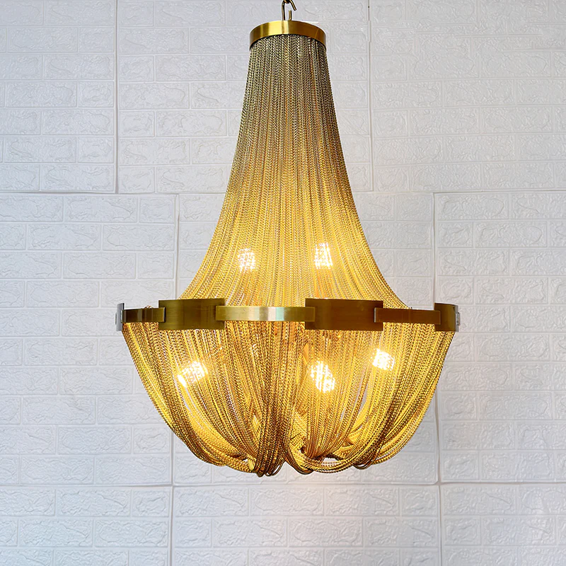 Tassel Aluminum Chain Chandelier - Image 56