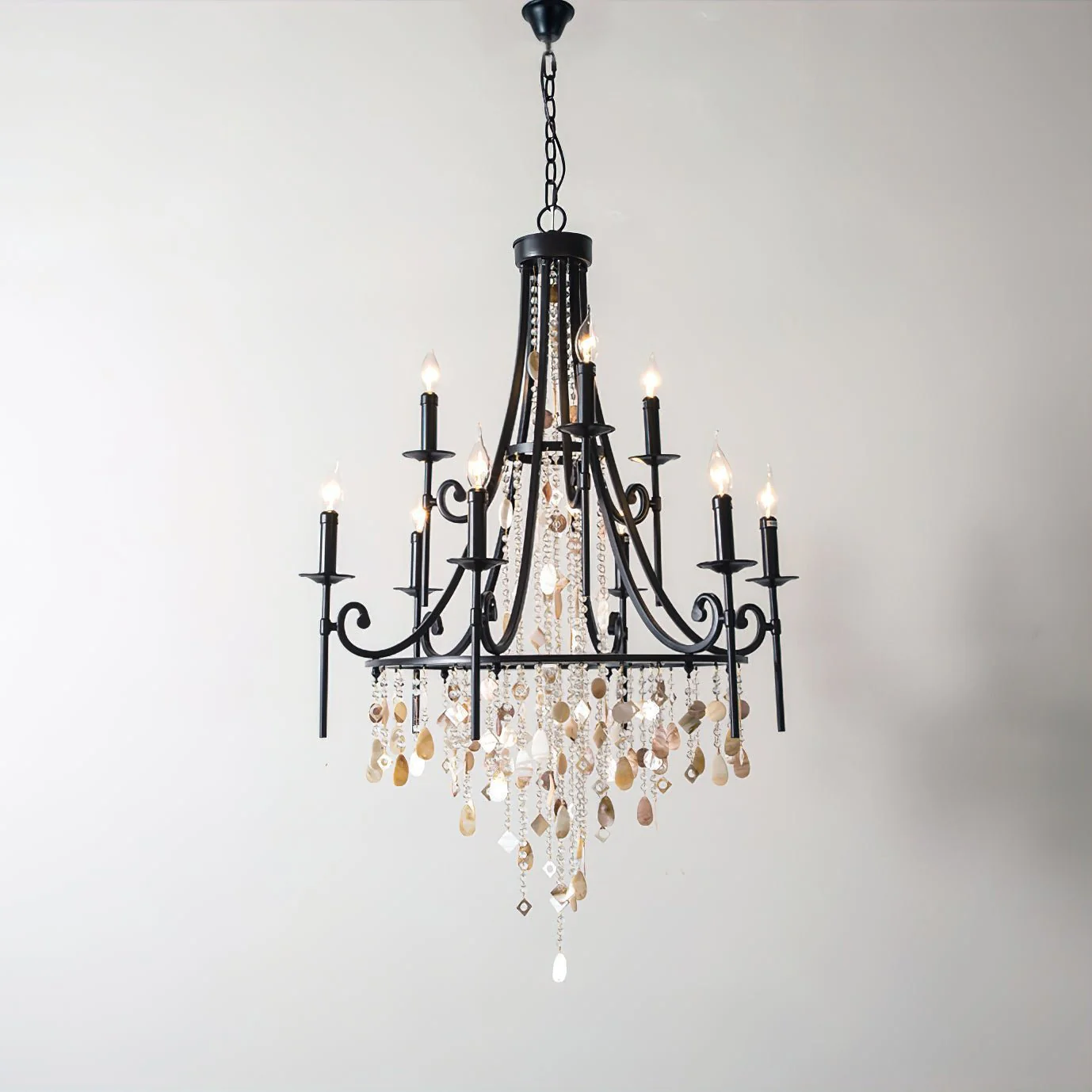 Tatum Lux Shell Crystal Chandelier - Image 20