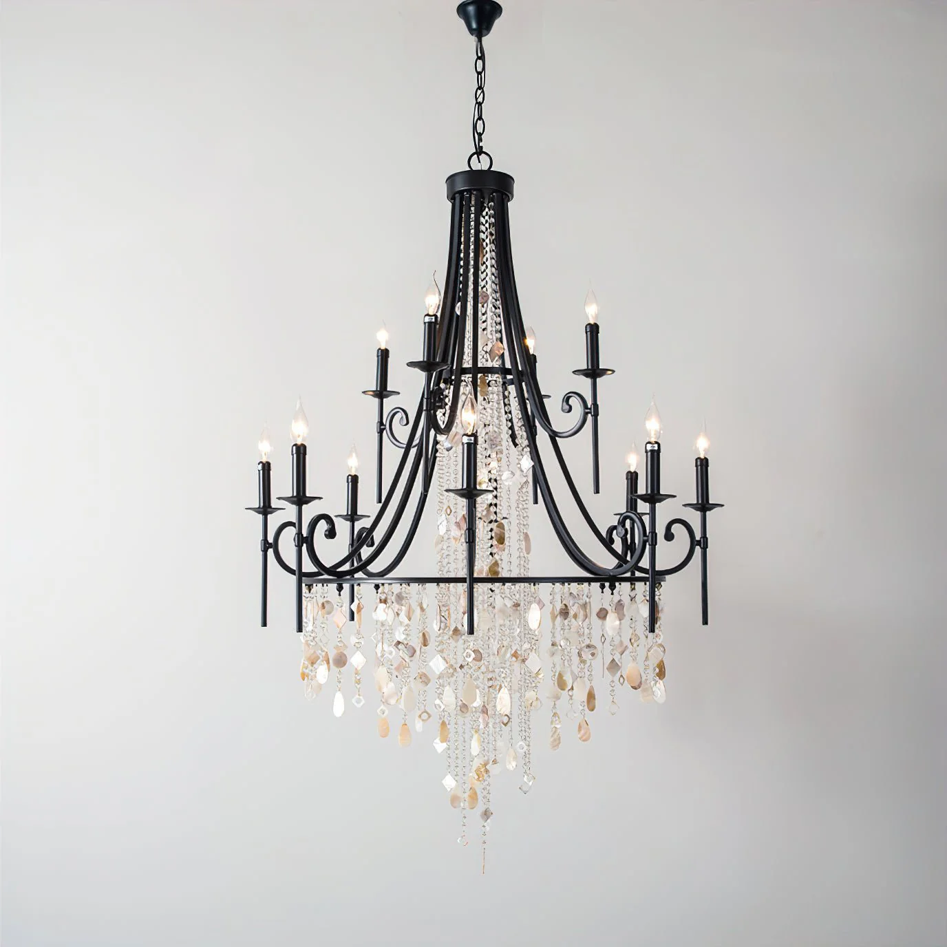 Tatum Lux Shell Crystal Chandelier - Image 21