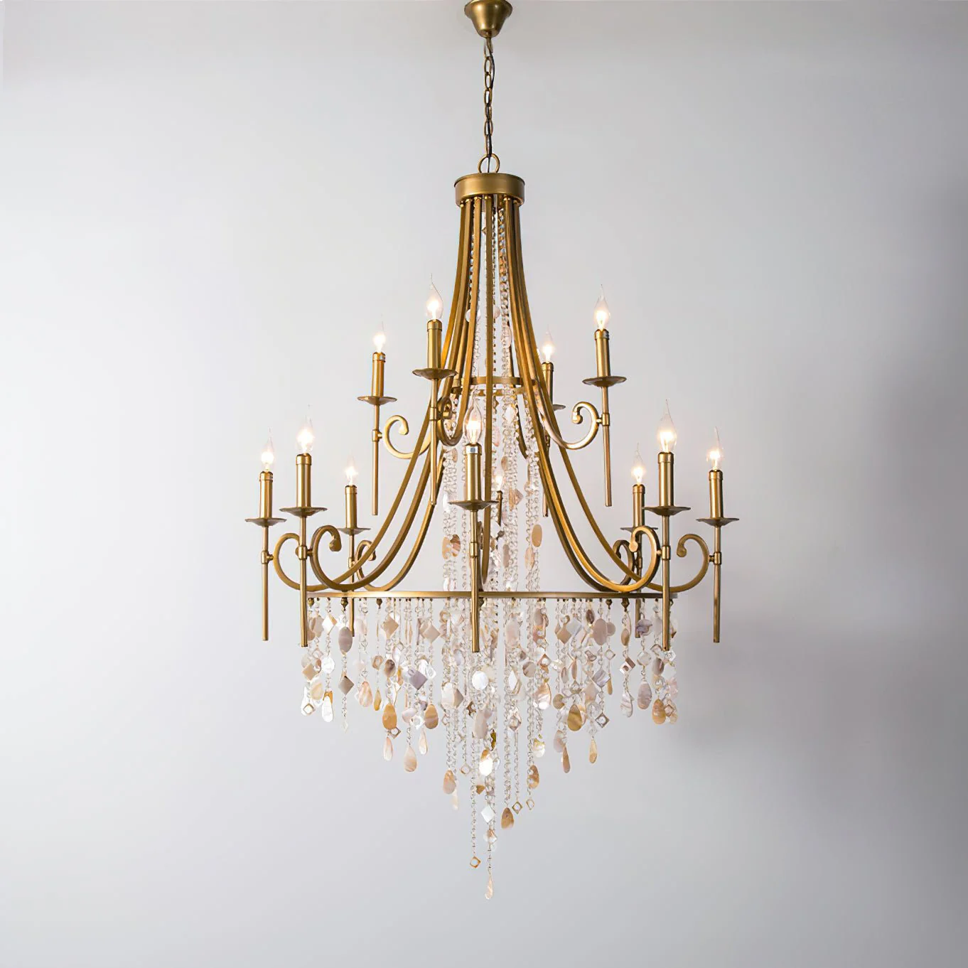 Tatum Lux Shell Crystal Chandelier - Image 22