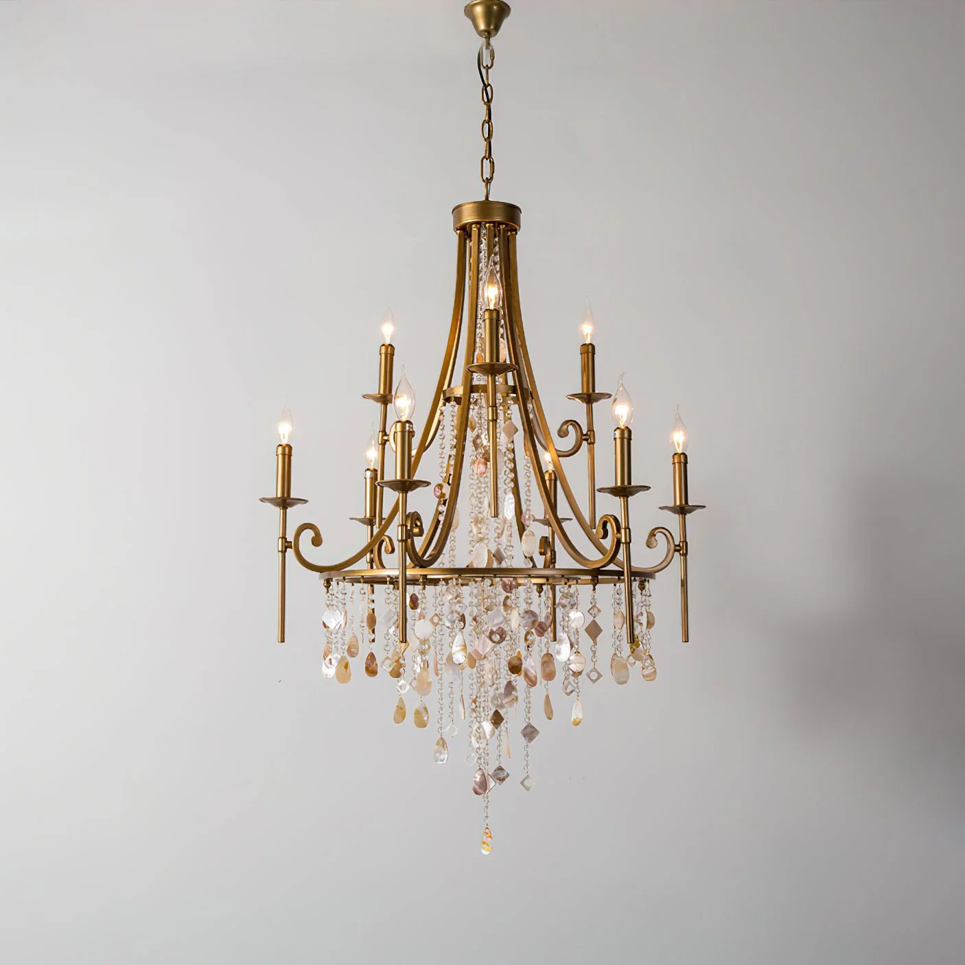 Tatum Lux Shell Crystal Chandelier - Image 23