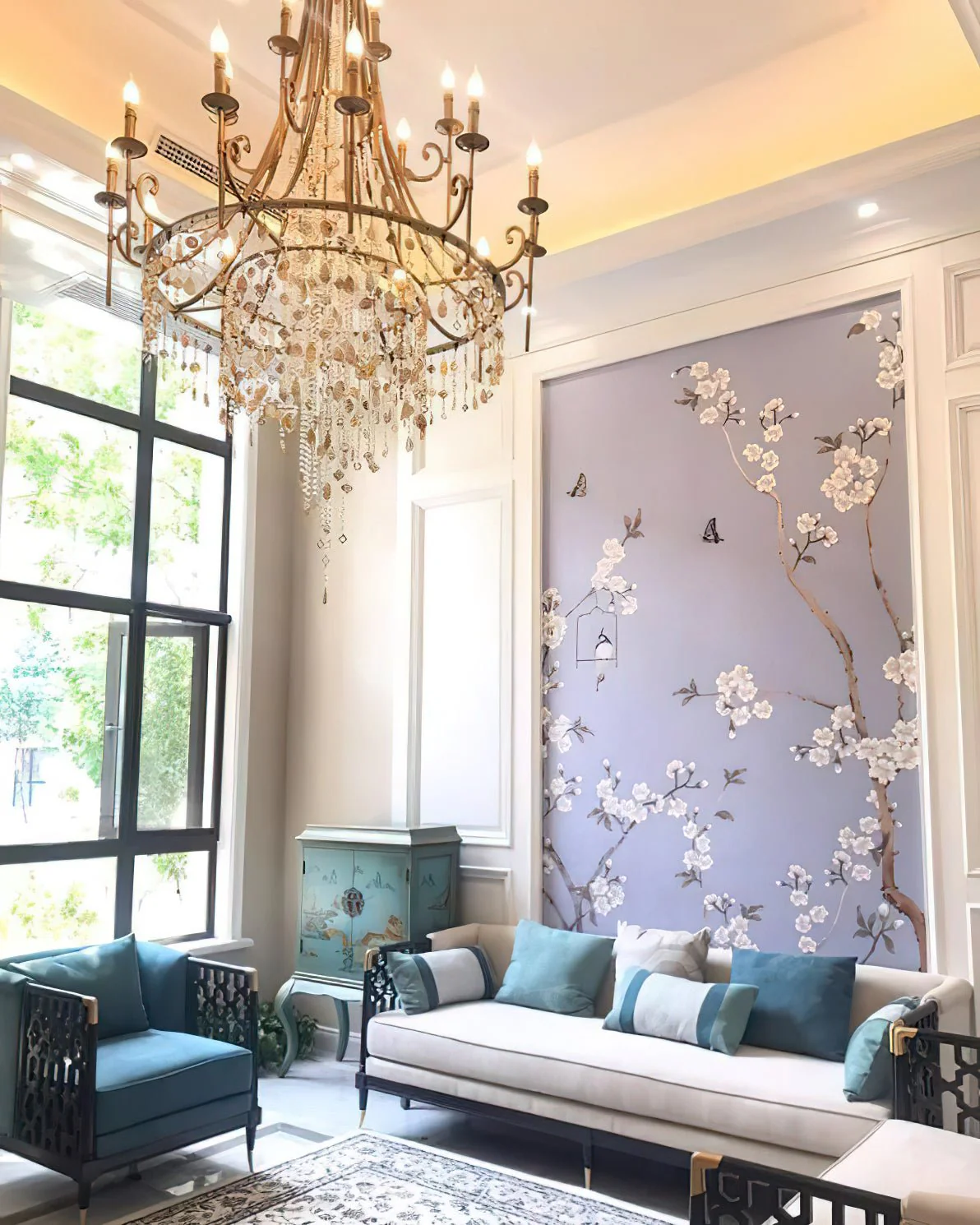 Tatum Lux Shell Crystal Chandelier - Image 4
