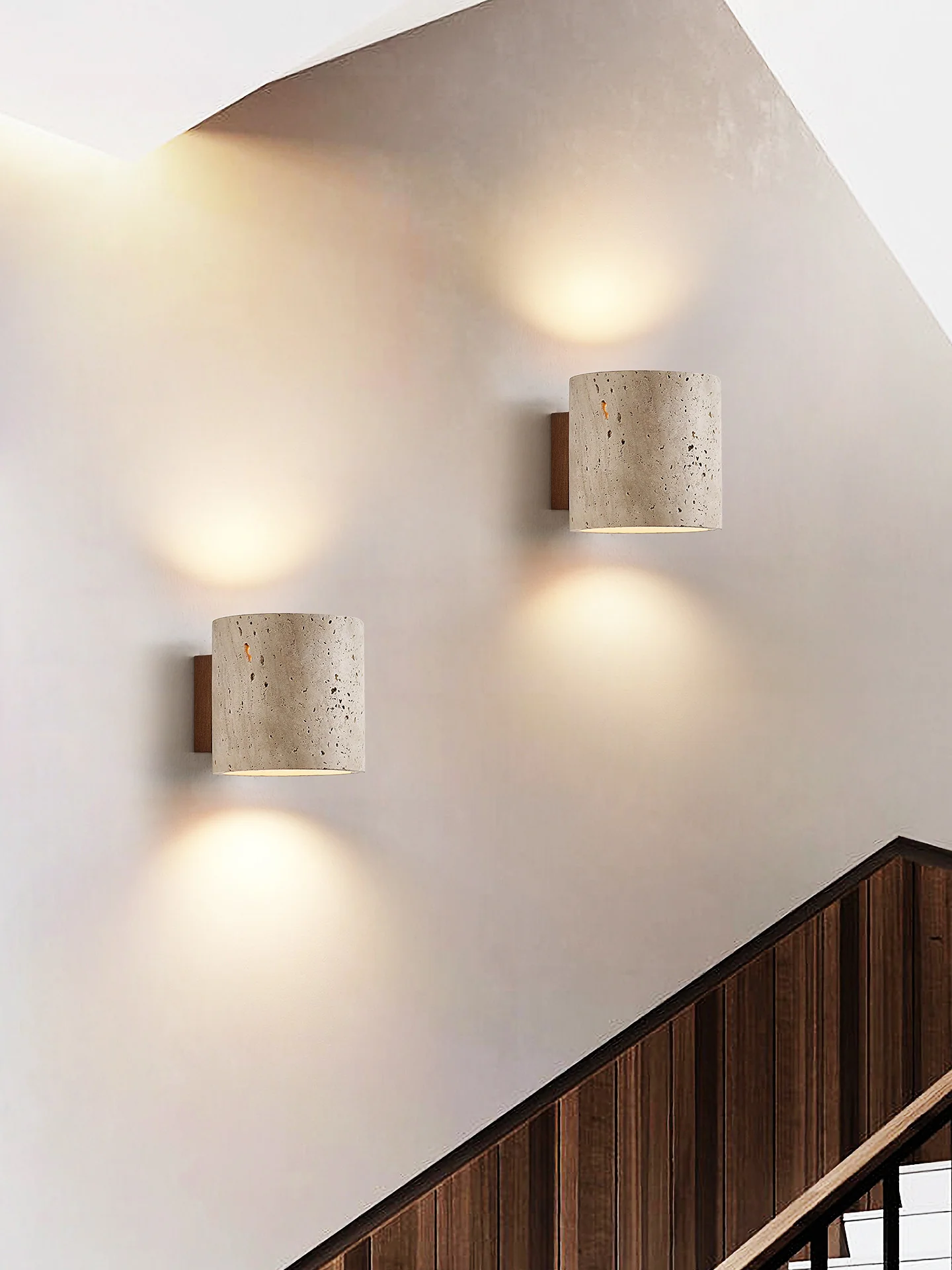 Tavian Travertine Wall Lamp - Image 3
