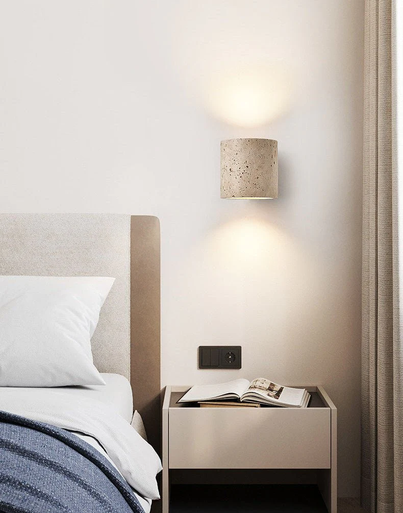 Tavian Travertine Wall Lamp - Image 9