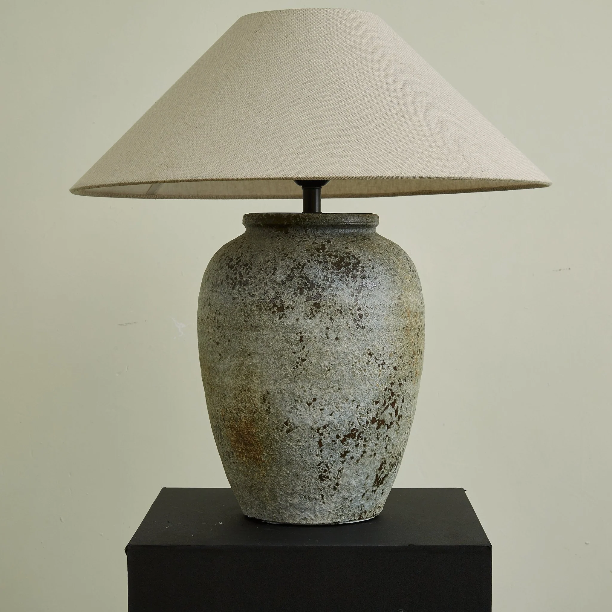Tavira Aged Stone Table Lamp - Image 13