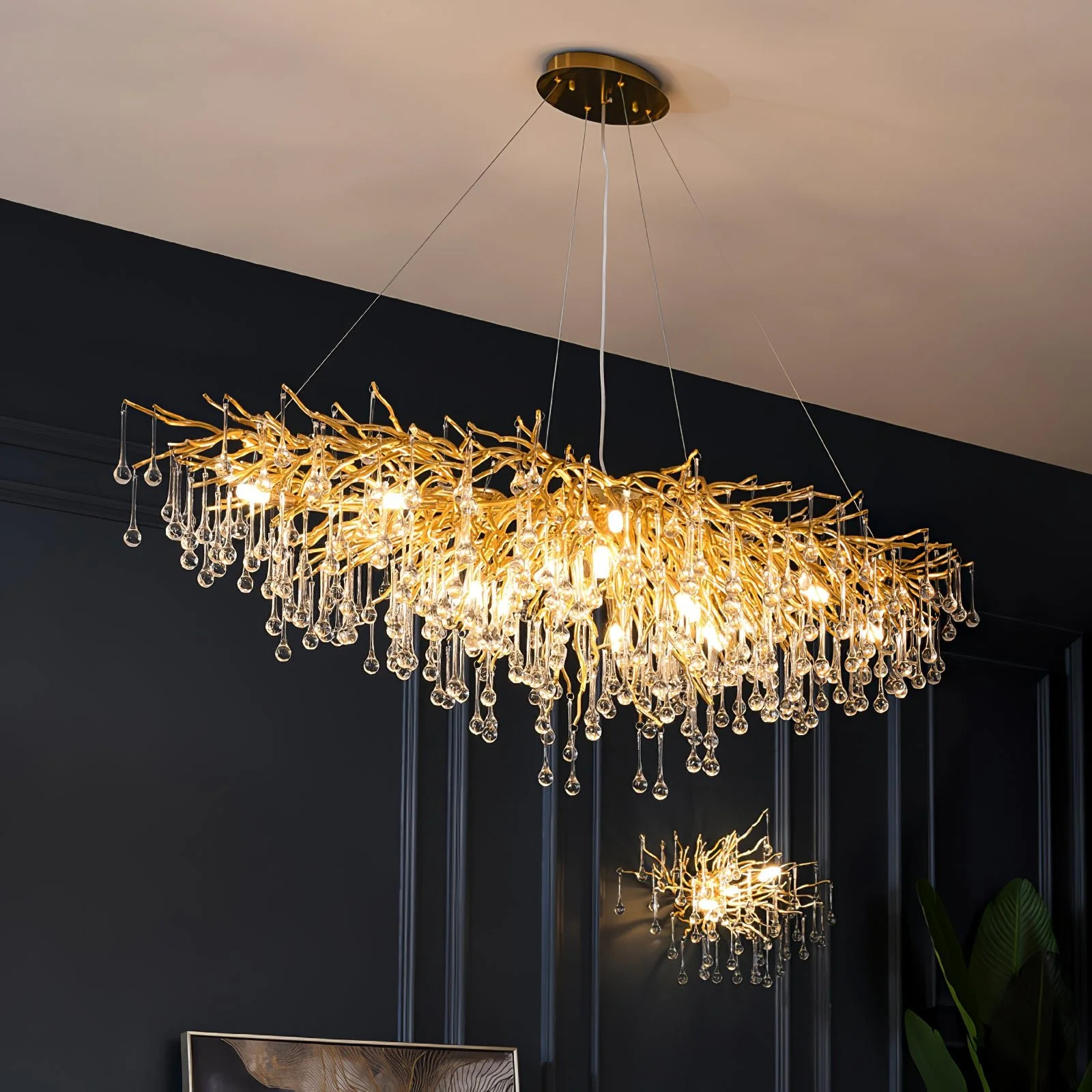 Teardrop Crystal Chandelier - Image 11