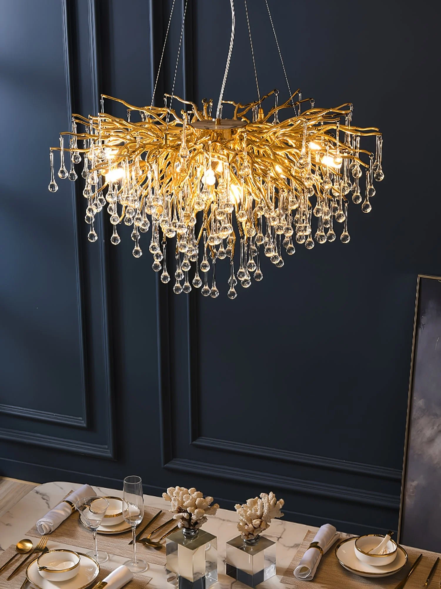 Teardrop Crystal Chandelier - Image 12