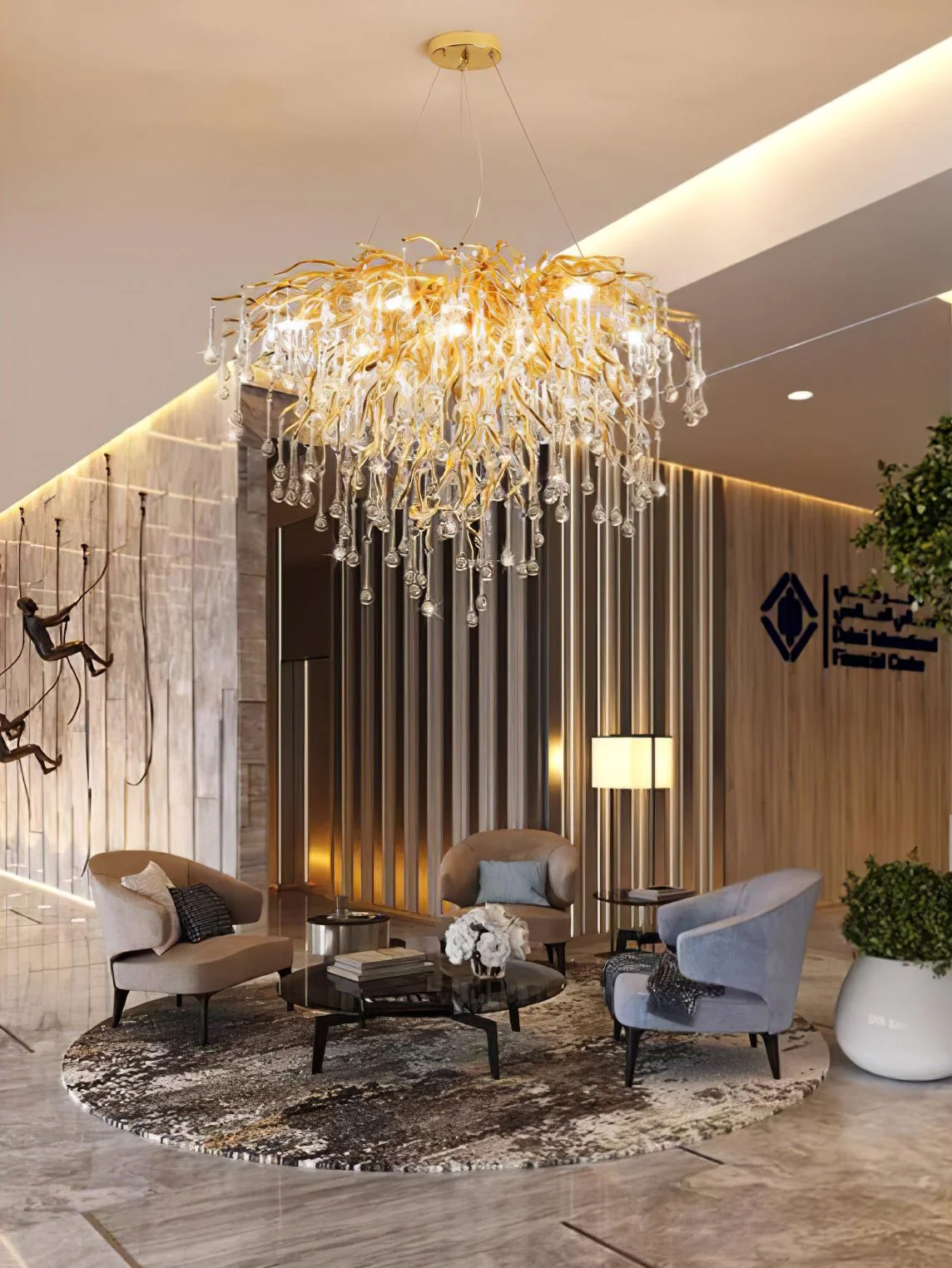 Teardrop Crystal Chandelier - Image 18