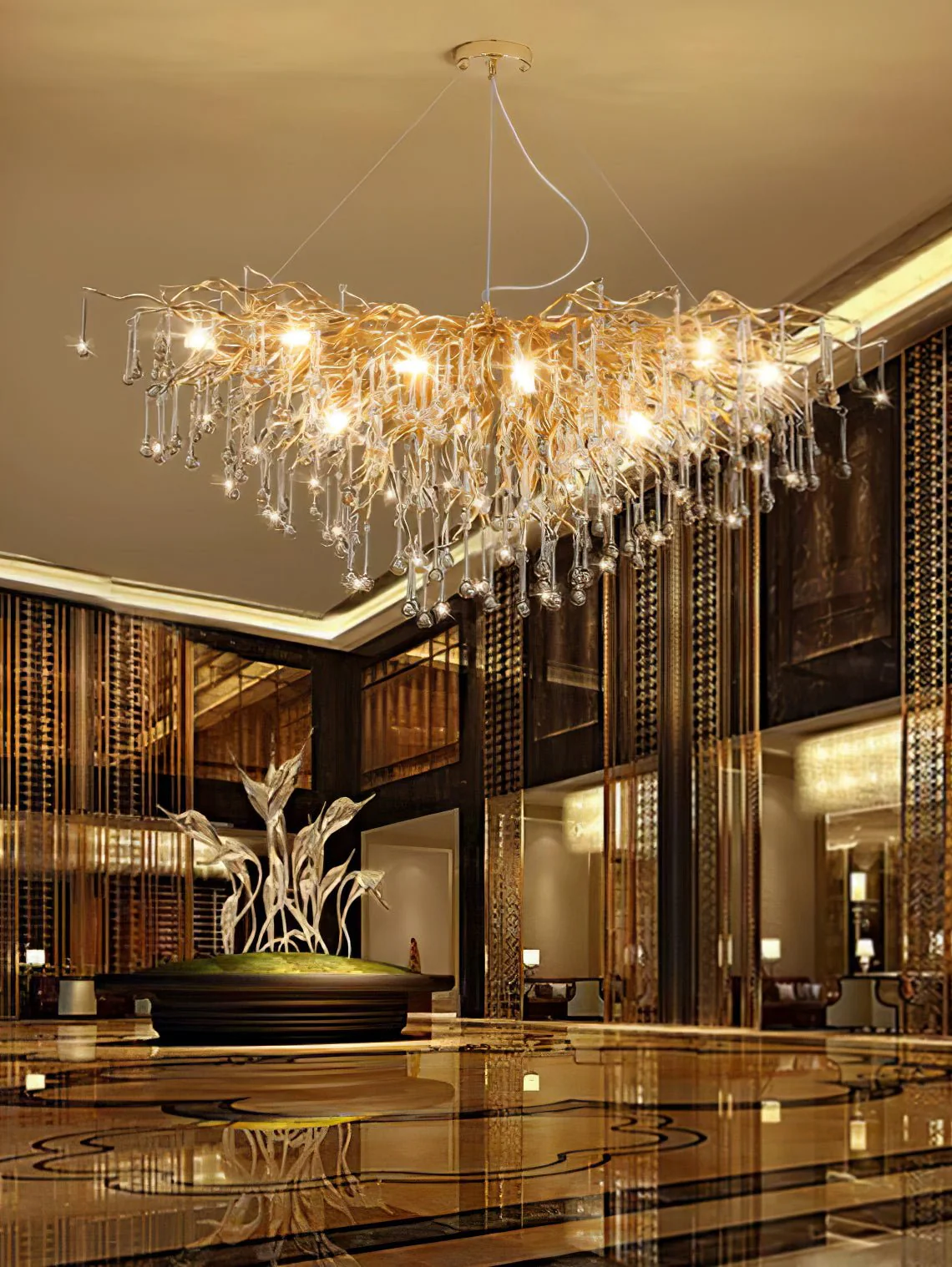Teardrop Crystal Chandelier - Image 22