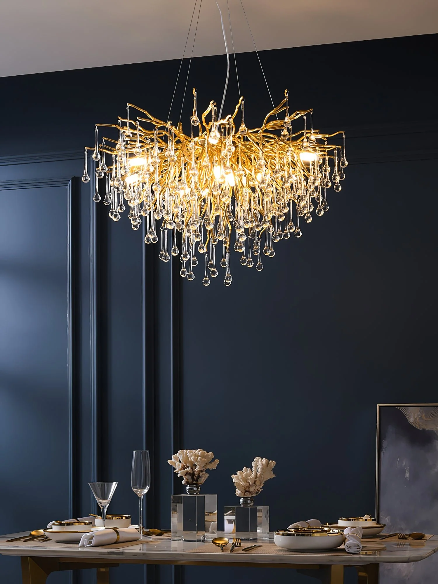 Teardrop Crystal Chandelier - Image 29