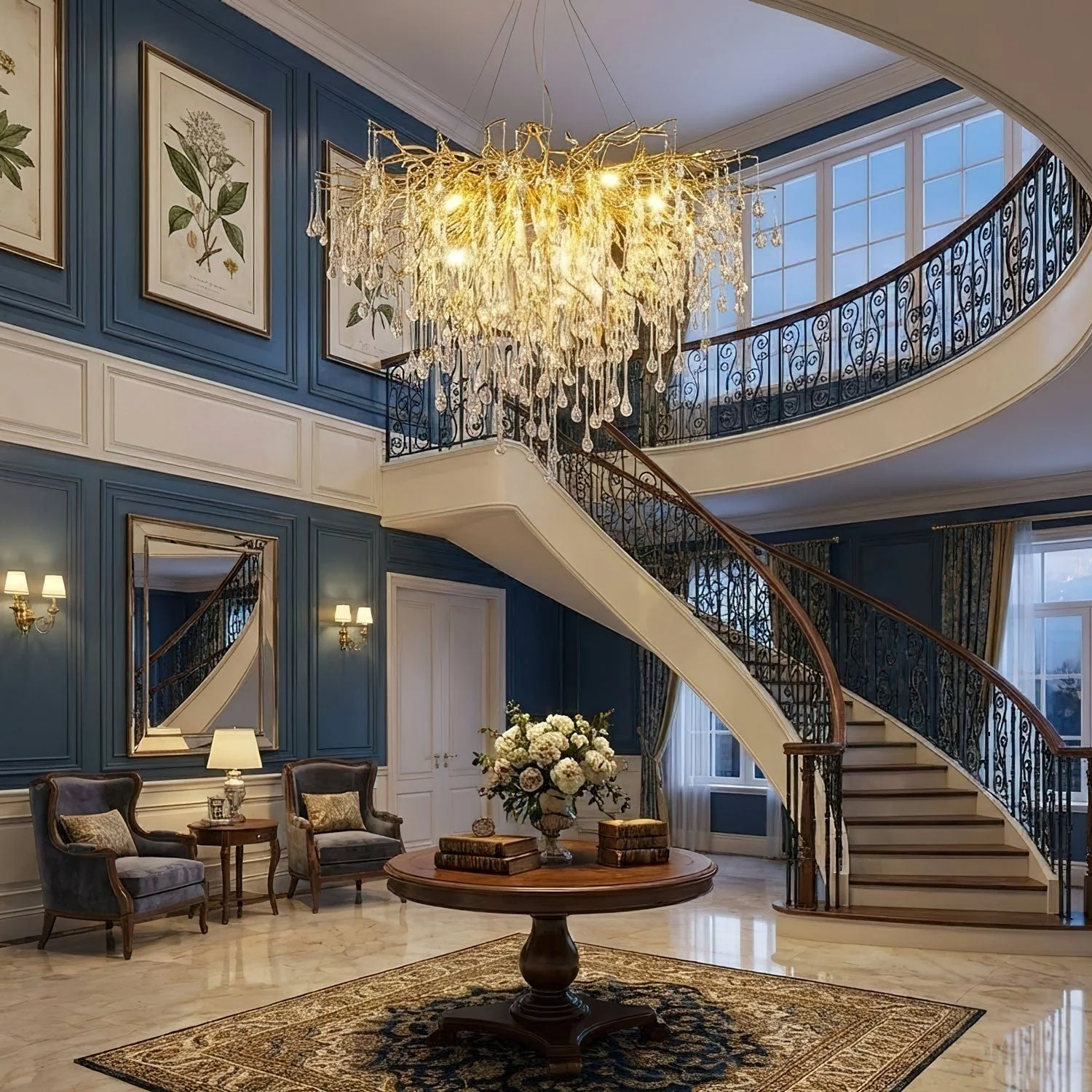 Teardrop Crystal Chandelier - Image 3