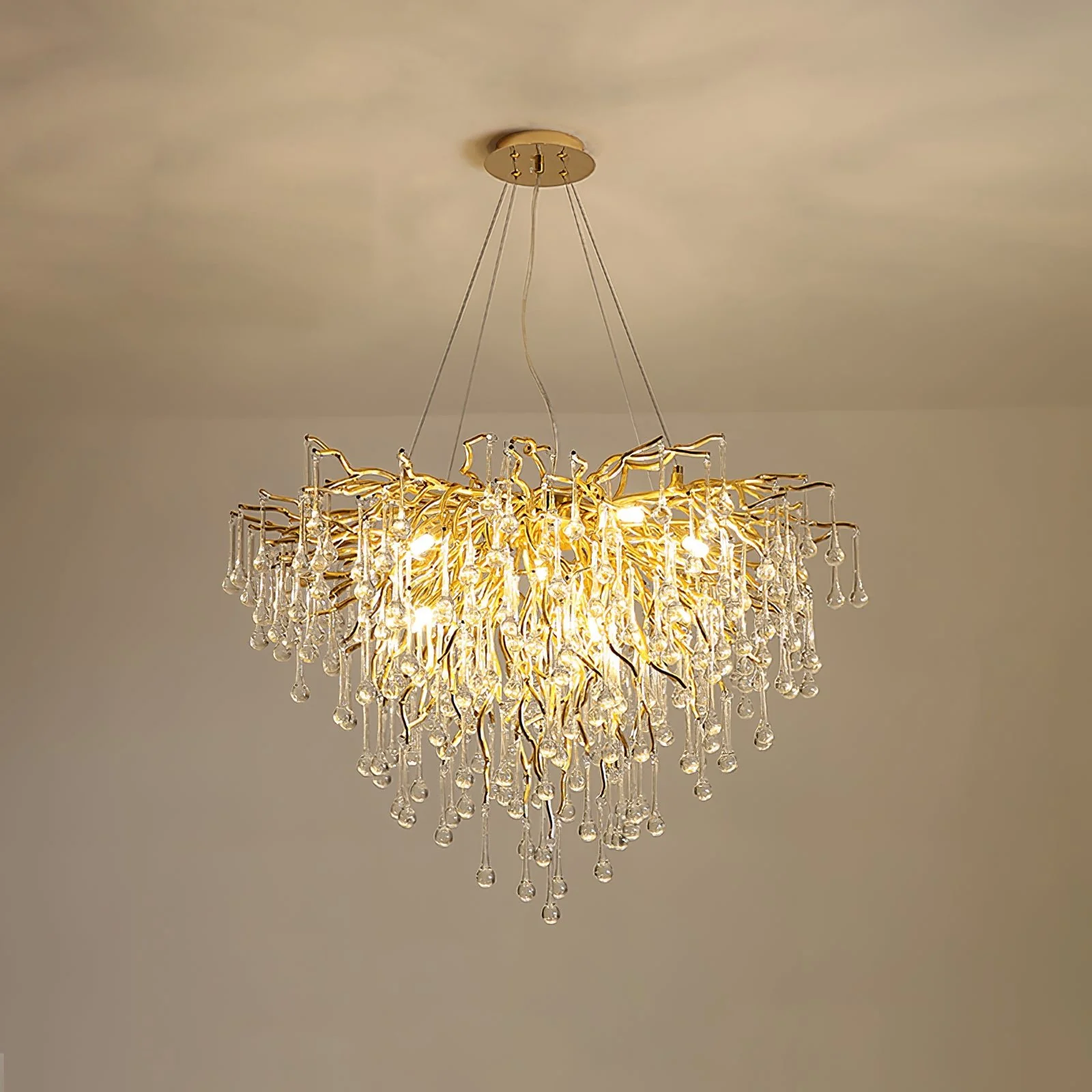 Teardrop Crystal Chandelier - Image 37