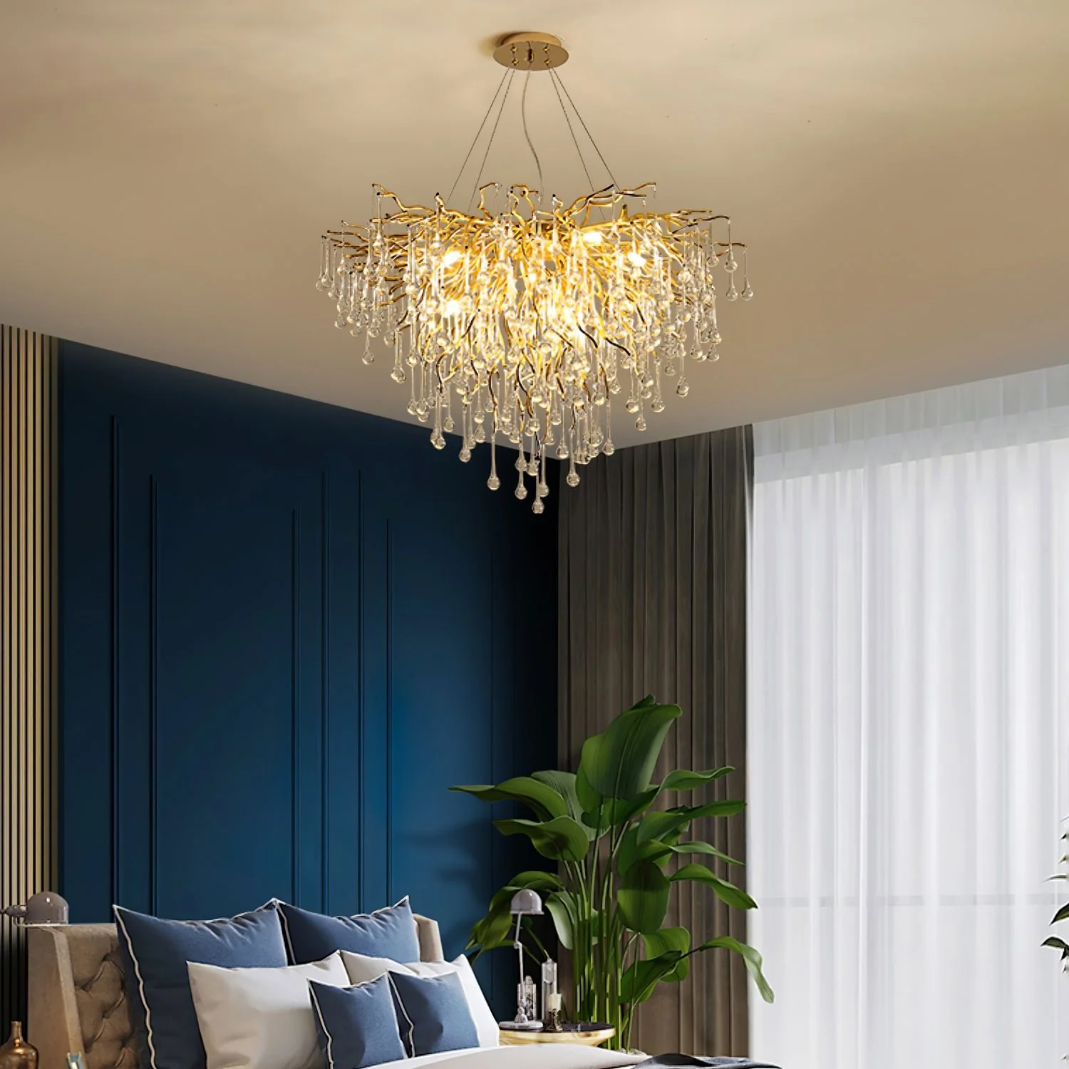 Teardrop Crystal Chandelier - Image 39