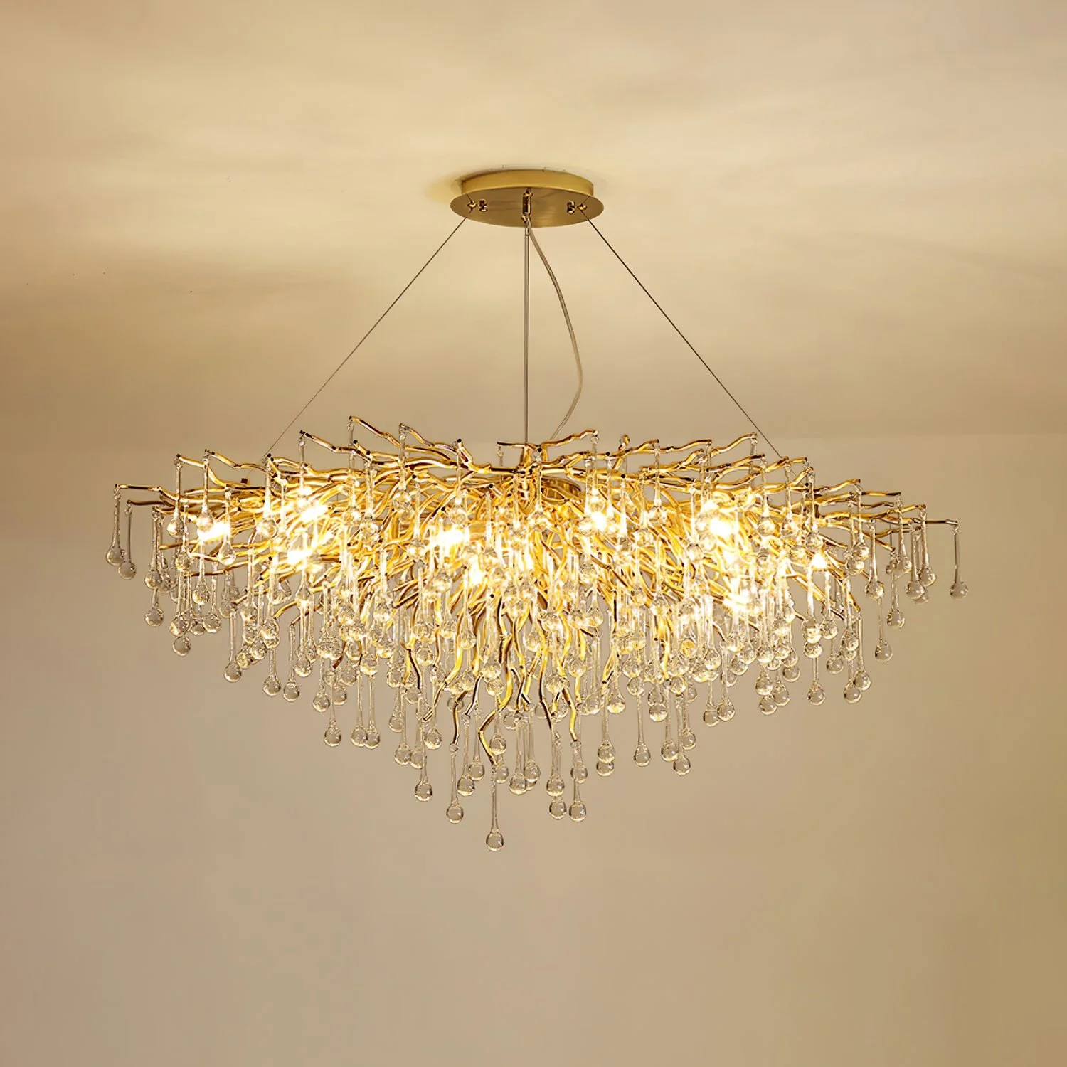 Teardrop Crystal Chandelier - Image 41