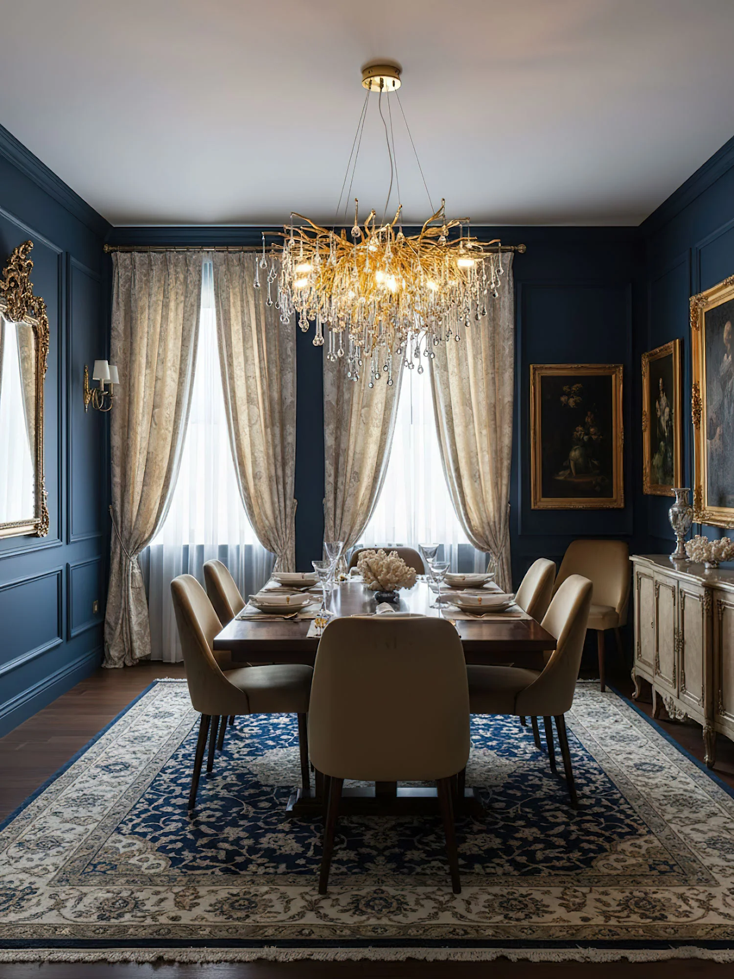 Teardrop Crystal Chandelier - Image 5
