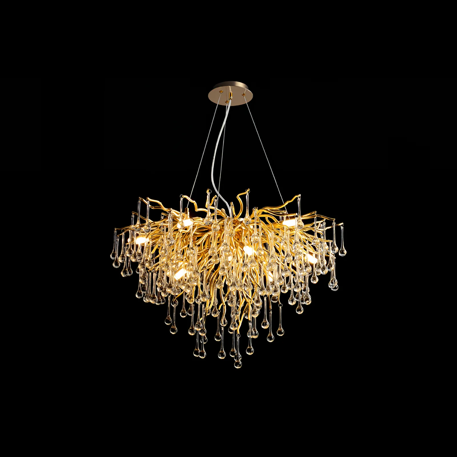 Teardrop Crystal Chandelier - Image 50